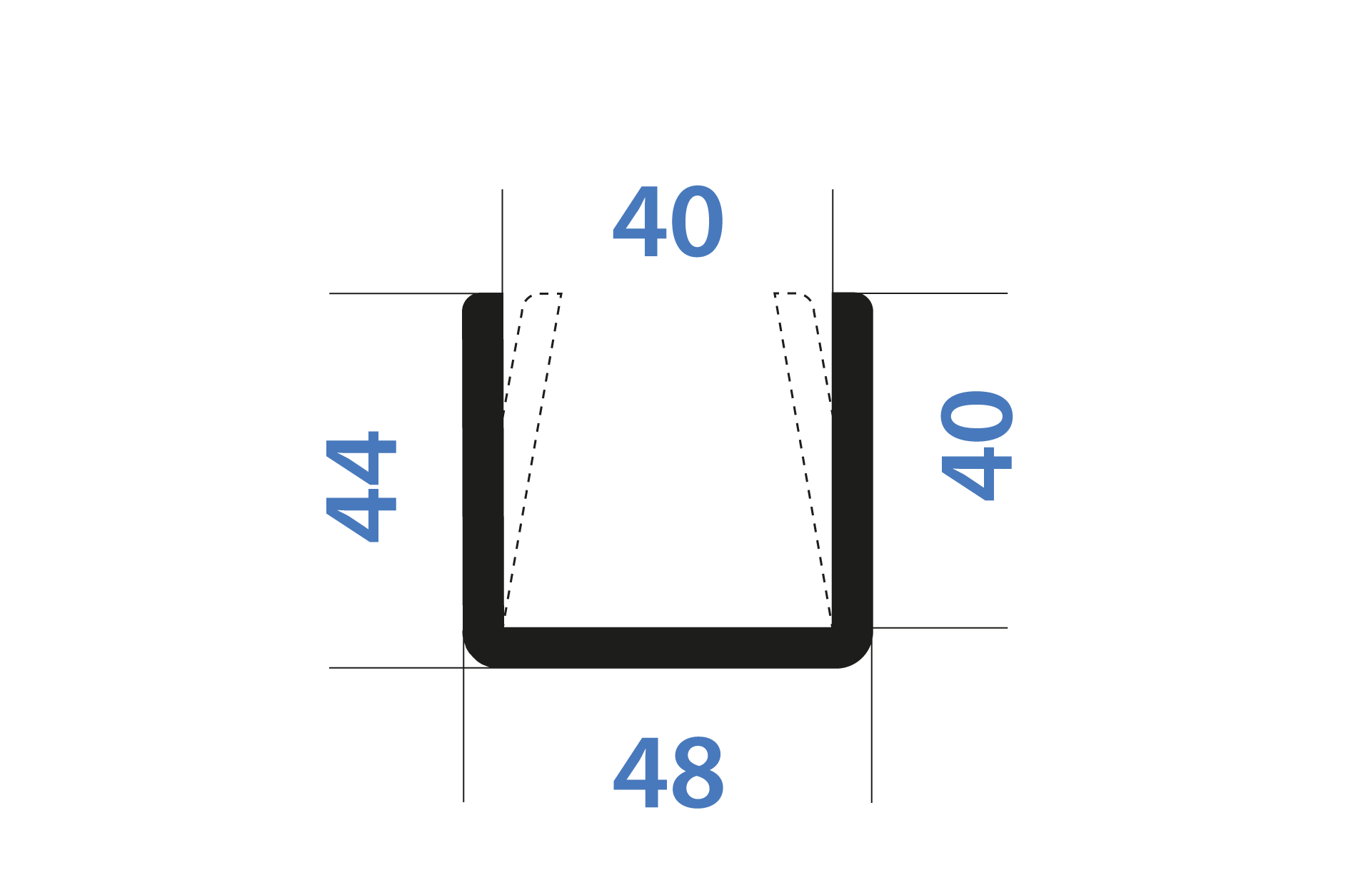 69 verschiedene Kantenschutz - Fassungs-Profile in Musterbox MU-KO-KS.V -  SMI - Der Kantenschutzprofi